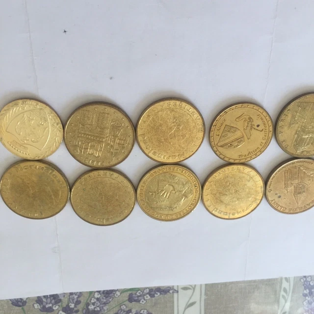 10 Lot Monnaie De Paris Tres rare Et medaille