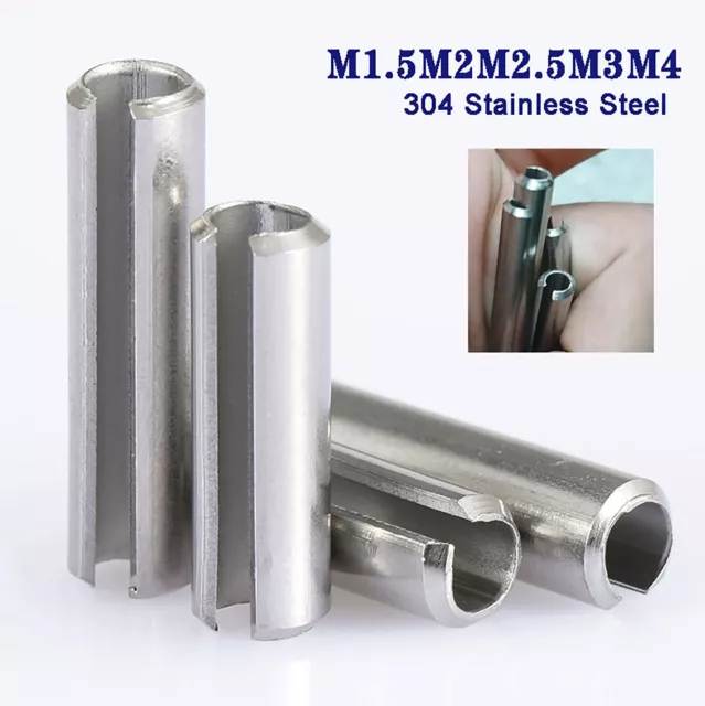 M1.5M2M2.5M3M4 A2 Stalnless Steel Slotted Spring Tension Pins Sellock Roll Pins