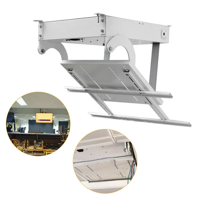 32-70inch LED LCD TV Ceiling Lift Hanger Electric Turner Stander Remote max.70kg