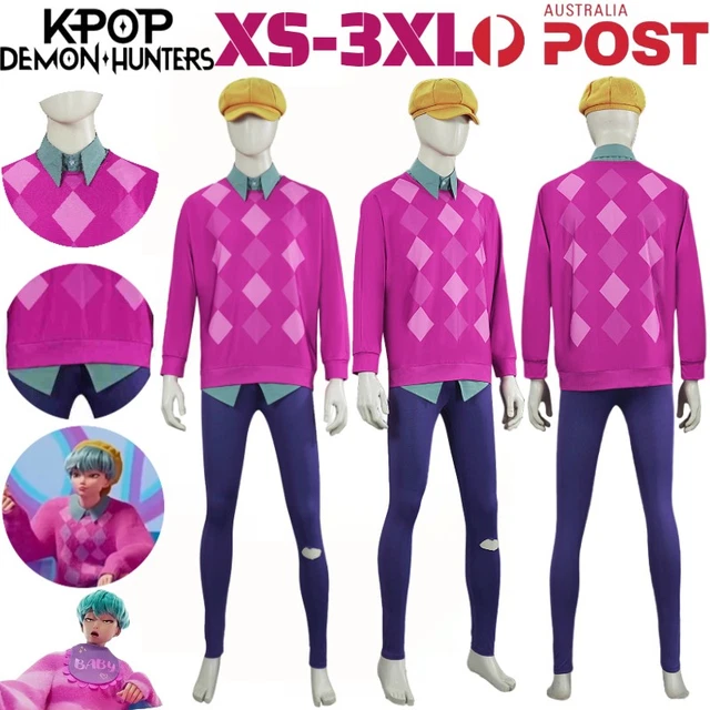 KPOP DEMON HUNTERS Saja Boys Baby Cosplay Costume Halloween Tops