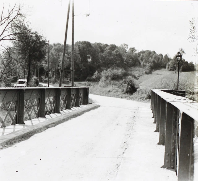 FRANCE Indochina Landscape Bridge c1930 Vintage Photo Glass Plate V35L23n5