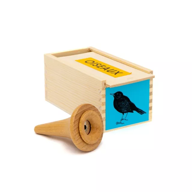 COFFRET DE 5 APPEAUX SOUFFLES POUR IMITER LE SON DES OISEAUX DE