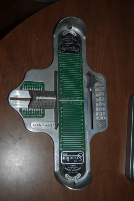 Brannock Device Syracuse NY foot measuring shoe fitting tool Growing Girls