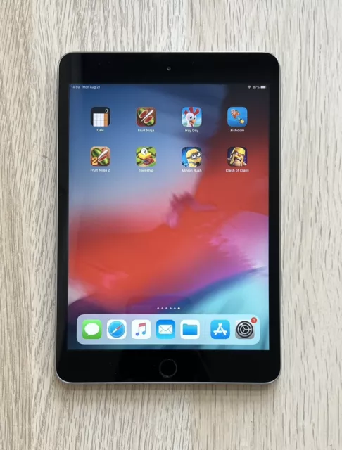 EXCELENTE TABLETA IPAD MINI 4ta GENERACIÓN - 128GB WIFI SOLO 7.9 pulgadas NIÑOS A1538