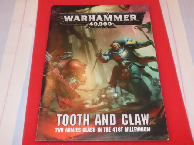 Warhammer 40k Zahn- und Klauenerweiterung Regelbuch Regelbuch neue Kampagne limitiert