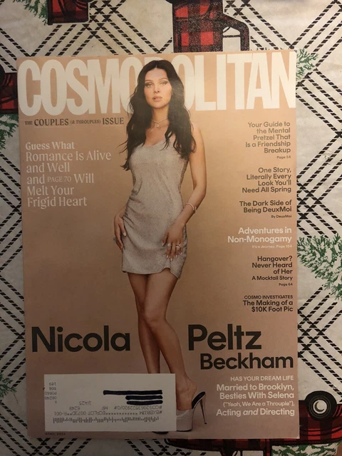 COSMOPOLITAN MAGAZINE APRIL 2023 Nicola Peltz Beckham DeaxMoi Couples