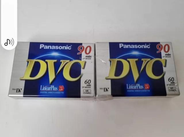 Panasonic DIGITALE VIDEOKASSETTE 90 MIN LP-MODUS. 60 MIN SP MODE X2