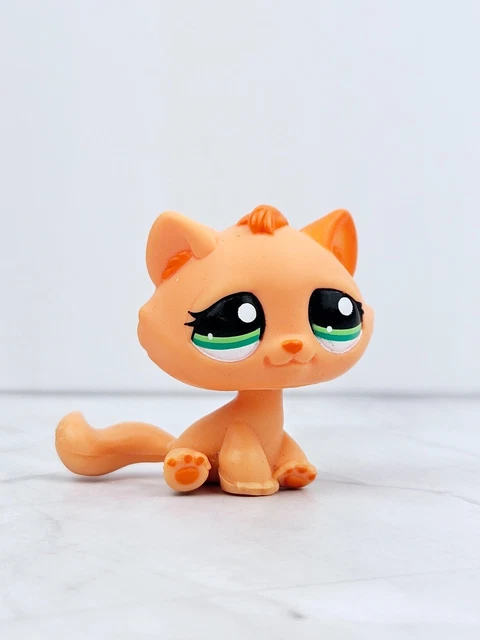 Rare !!! FIGURINE PETSHOP Chat européen gris