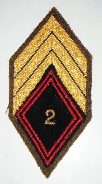 INSIGNE TISSU LOSANGE De Bras Mod.45 Du 401° Bataillon Des Services