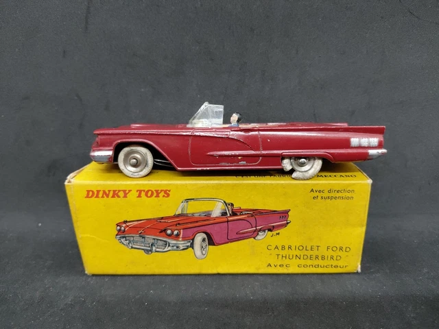 Dinky Toys 555 Ford Thunderbird Cabriolet – Boîte D’origine – VNMIB – Collection