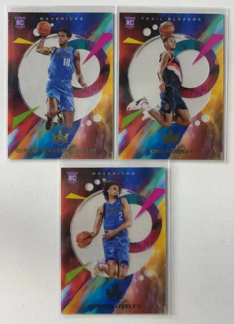 2023-24 Court Kings Kris Murray/Dereck Lively II RC Rookie Acetate SSP Lot 3