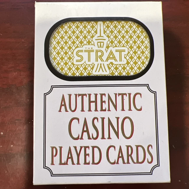 The STRAT Gold Casino Las Vegas Deck of Playing Cards