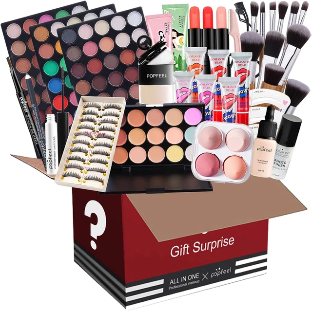 Fantasyday All-in-One Make-up Set Geschenk Überraschung | Komplettes Make-up Kit für Frauen Mult