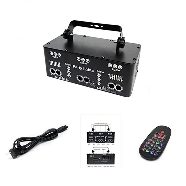 21 Eyes DJ Party Strobe Light,RGB UV Disco Party Light Indoor Stage Light2952