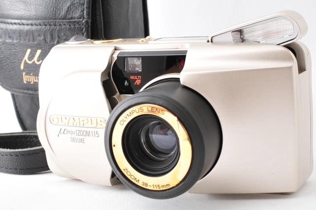 [Tested!! MINT in Case] Olympus μ Mju Zoom 115 Deluxe 35㎜ Film Camera From JAPAN