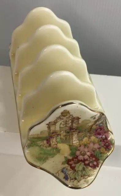 Vintage-Royal Winton Grimwades Ceramic Toast Rack-Made in England