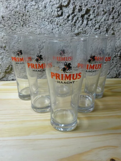 12 Cristales De Cerveza 25CL Primus Haacht Pequeño Premio