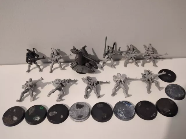 Escouade Eldars avec arme lourde Warhammer 40000