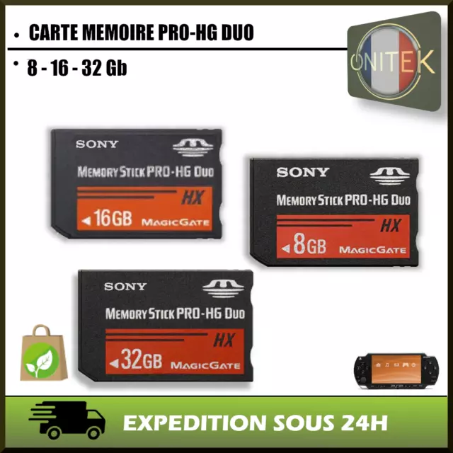 Memory Stick Pro-HG Duo PSP Carte mémoire haute vitesse 128 Go