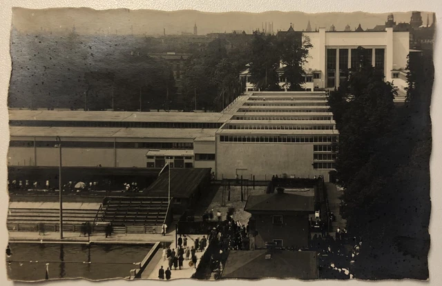 Postkarte alt, 1930 Hygieneausstellung Dresden, ungelaufen