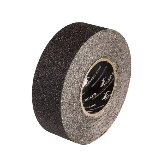 Black 2 Inch x 60 Ft Gator Grip 60 Grit Anti Slip Traction Tape for Boats