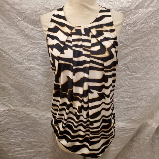 Worthington Women's Animal Print Tank Top, Size L