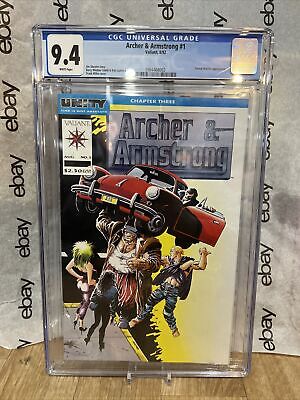 ARCHER & ARMSTRONG #1 CGC 9.4 Valiant Comics (8/92) White Pages Frank Miller