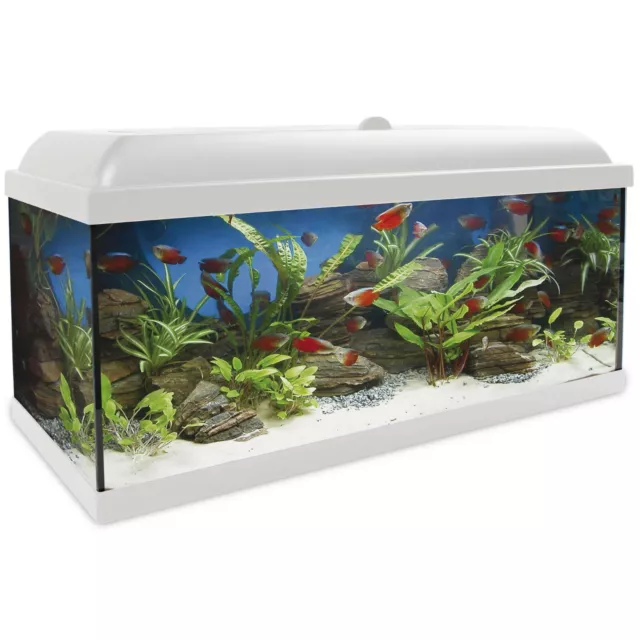 Kit aqualed pro 130 acuario 130 litros con filtro calentador iluminacion led