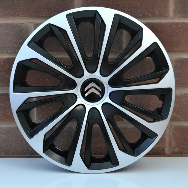 Set of 4x15" Wheel Trims / Hub Caps to fit Citroen Berlingo, Picasso, C3, C4, C5