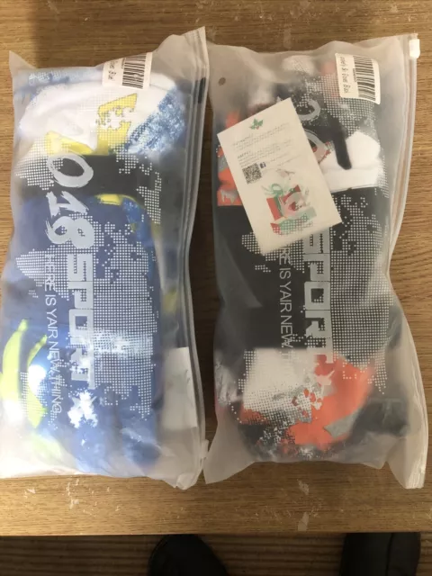 Ski Gloves Size Large X 2 Blue & Orange
