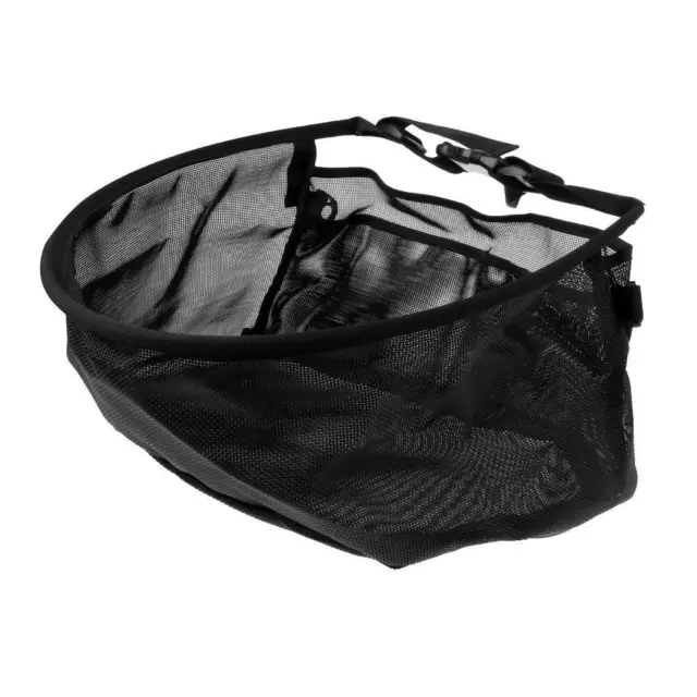 Nylon Fly Fishing Line Tray String Bag Nylon Mesh  Basket Waist Net with Two