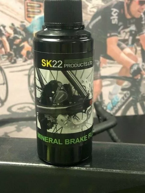 MINERAL OIL BRAKE FLUID - 300 ML - Mtb  BIKE CYCLE - WORKSHOP PACK !