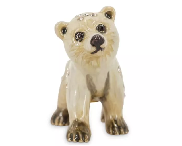 Rare JAY STRONGWATER Miniature Polar Bear Cub SWAROVSKI Crystals Rare JAY STRONGWATER Miniature Polar Bear Cub SWAROVSKI Crystals