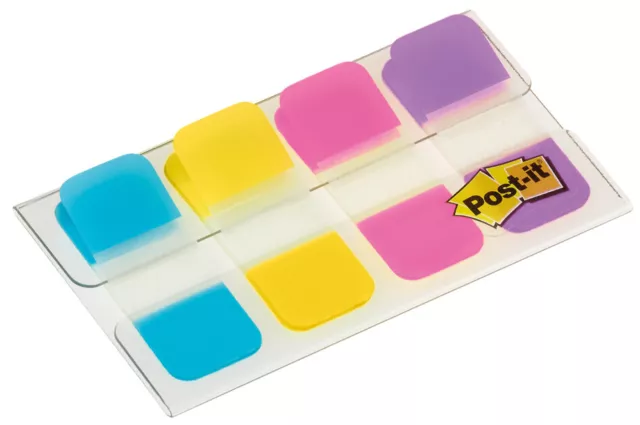 Post-it Haftmarker Index Strong im Etui 16 x 38 mm türkis gelb pink und lila