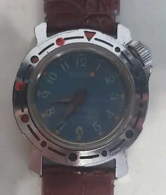 Wristwatch Wostok (Vostok) Komandirskie ,Mechanical, Russian, Ussr, Working