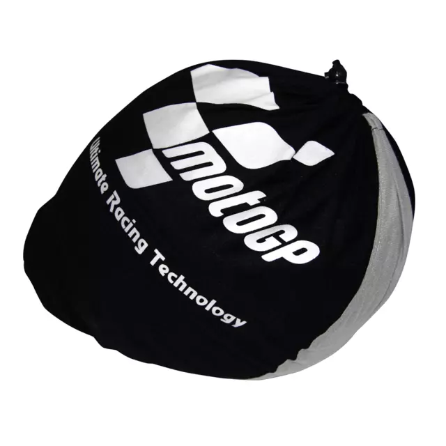 MotoGP Official Product Motorbike Helmet Protector Drawstring Bag Black & Grey
