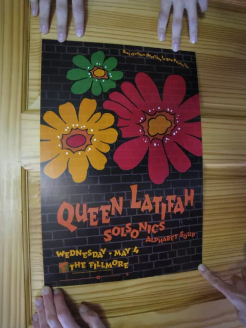 Queen Latifah Fillmore Solsonics Alphabet Soup Flours Poster May 4 1994