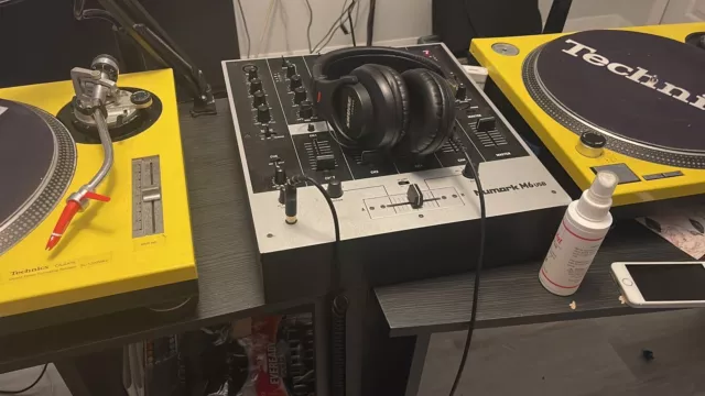 Pair Technics SL-1200MK2 DJ Turntable -