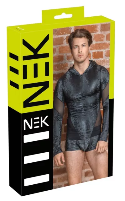 NEK Herren Langarm-Shirt in Schlangenhaut-Optik S - XL Hot Men Sexy