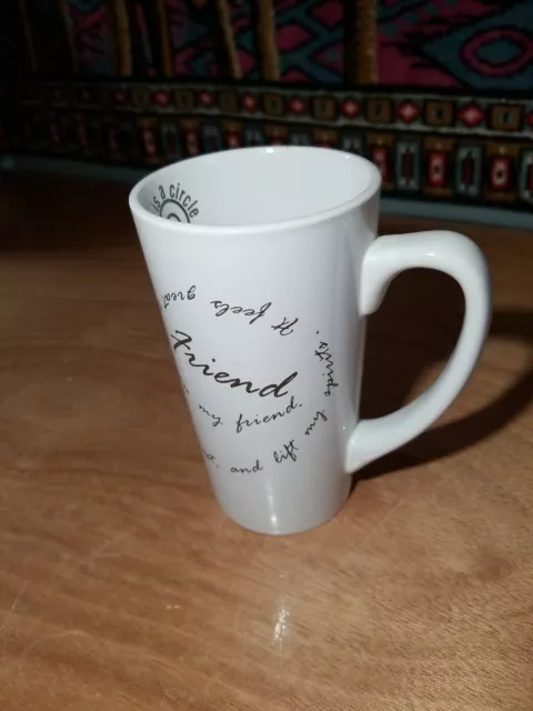 Friend "Life is a Circle" Coffee Mug Tea Cup by Carson 9 oz capacity