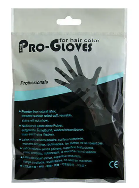 Pro Gloves Powder Free Latex Black Medium