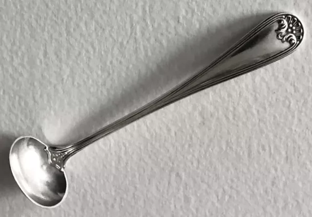 ANTIQUE Watson 1910 Sterling Silver BUNKER HILL Small CONDIMENT Mustard Ladle