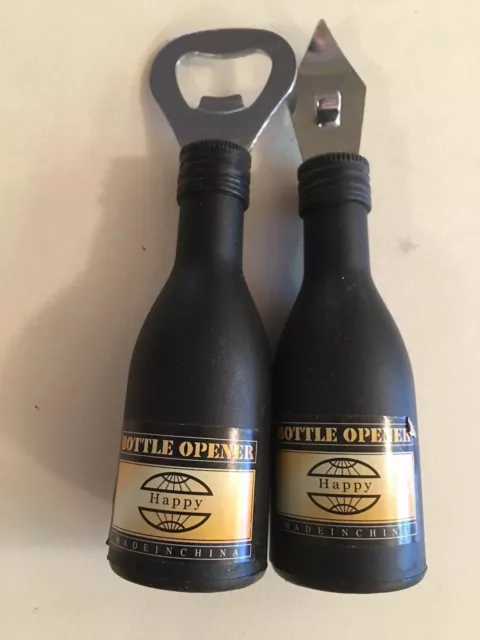 Retro Wine Bottle amd can opener 2 piece rare collectible Set