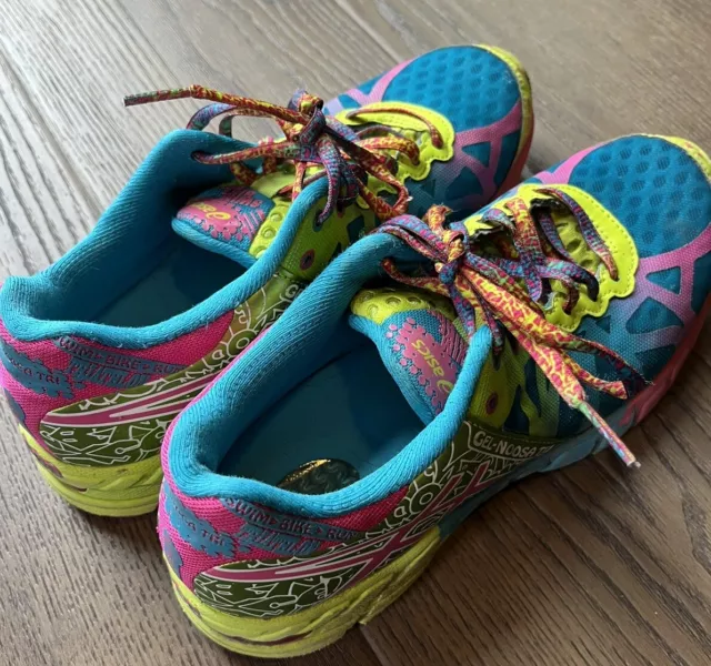 Asics Gel-Noosa Tri 9 Women's Size 8 Triathlon Run Walk Shoes Multicolor