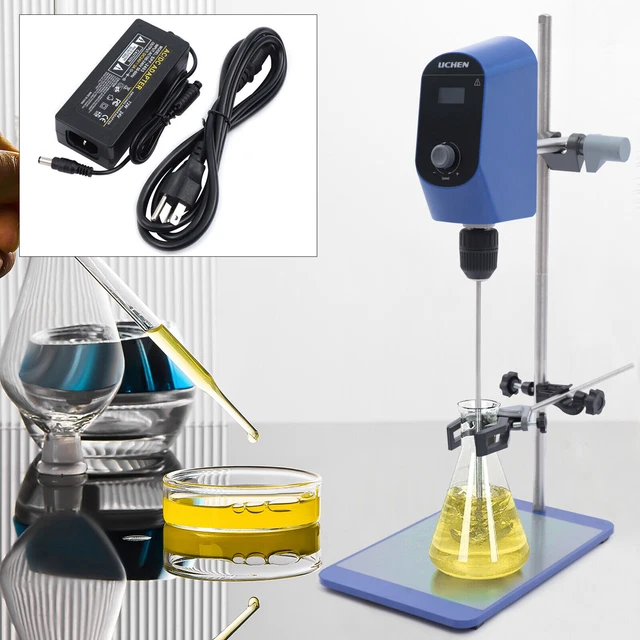20L Digital Mixer Lab Electric Overhead Stirrer Homogenizer Agitator New US