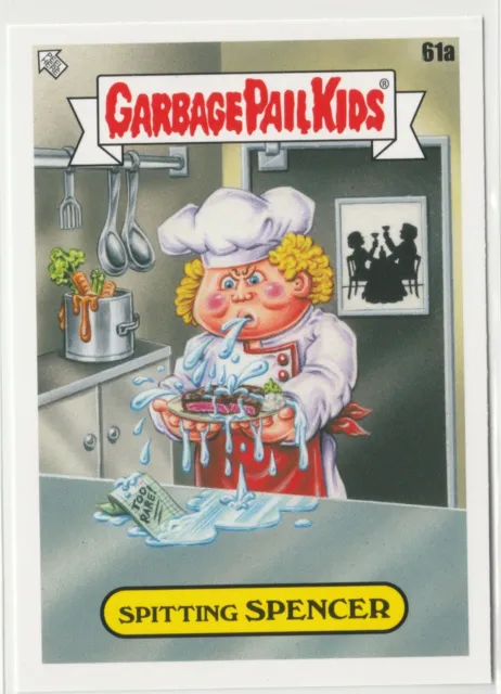 2021 Topps Garbage Pail Kids Food Fight Spitting Spencer 61a GPK sticker