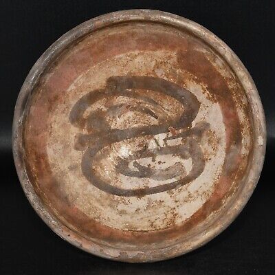 Intact Ancient Islamic Samanid Empire Ceramic Pottery Bowl Ca. 8th - 9th Century
