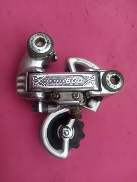 Shimano 600 Ex Arabesque Rear Derailleur Arriere Rd-6200 Bike Velo Short Cage 2