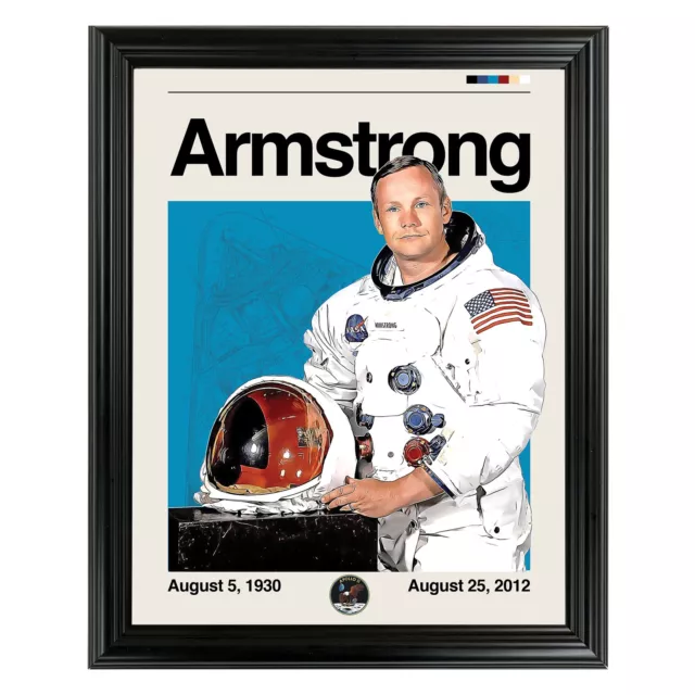 Neil Armstrong Framed Sports Art Photo by Thomas Maxwell