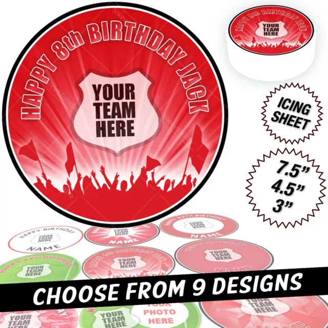 Manchester United Cupcake Toppers